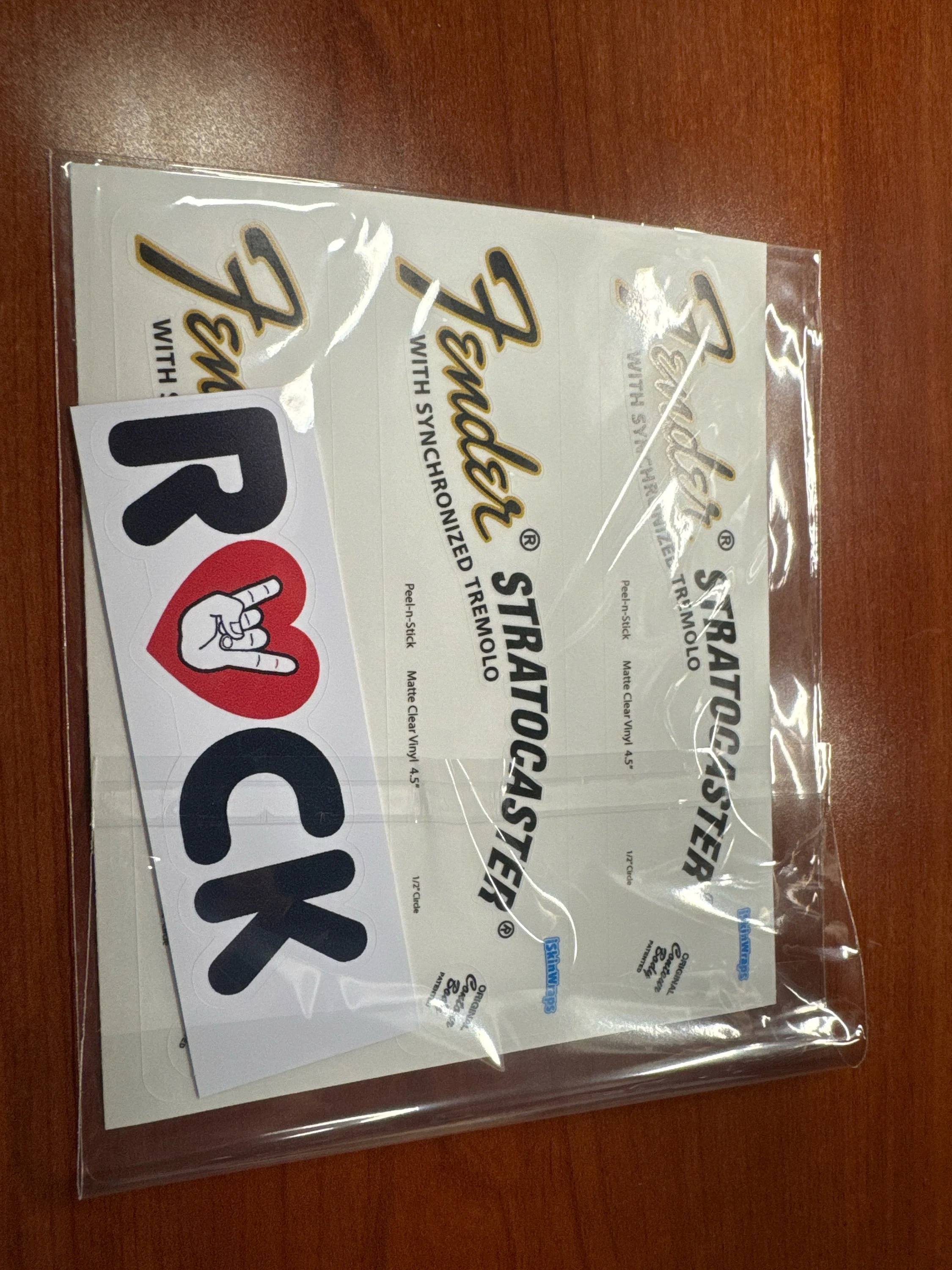 Fender Stratocaster Old Headstock Logo Sticker - Image 5