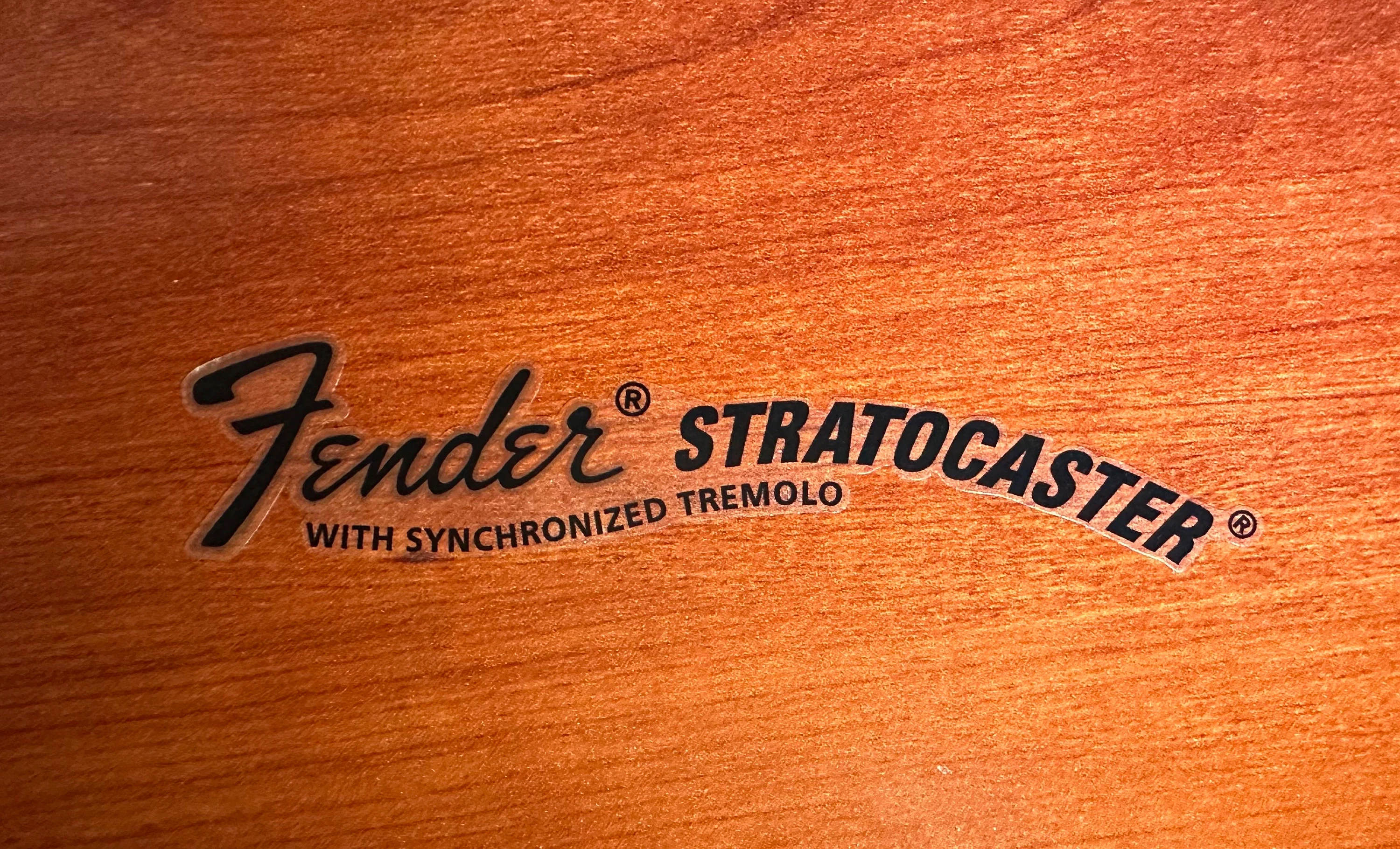 Fender Stratocaster Old Headstock Logo Sticker - Image 8