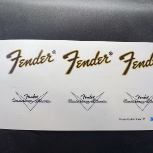 Fender Custom Shop Stickers