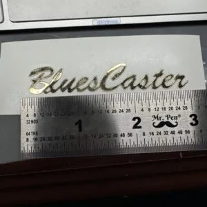 Custom Gold Decal